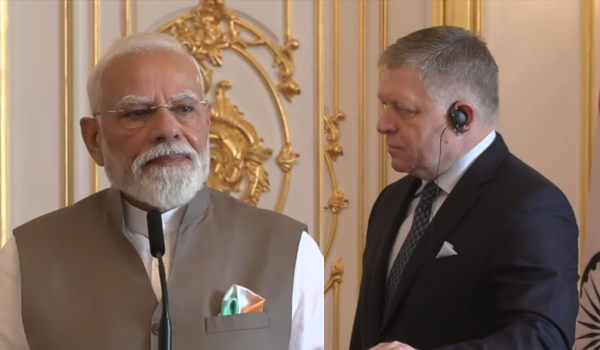 प्रधानमंत्री मोदी और स्लोवाकिया के प्रधानमंत्री रॉबर्ट फिको ने ब्रातिस्लावा में की द्विपक्षीय वार्ता