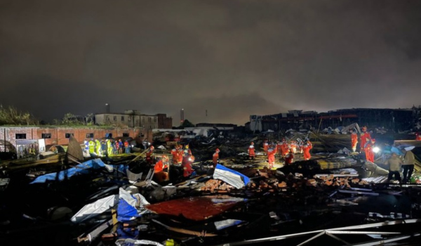 Eight killed as severe storms batter central China