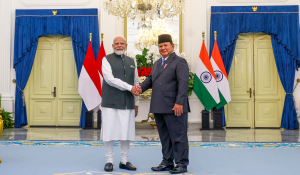 प्रधानमंत्री नरेंद्र मोदी ने इंडोनेशिया के राष्ट्रपति प्रबावो सुबियांतो के साथ प्रतिनिधिमंडल स्तर की वार्ता की