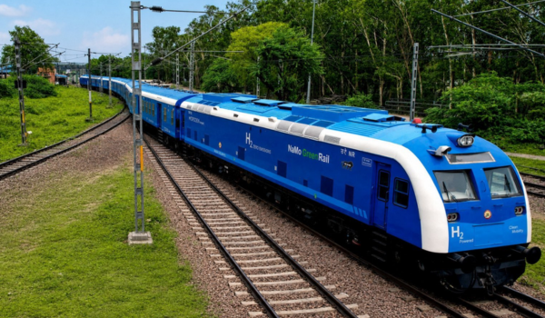 India’s first hydrogen-powered train completes over 1,200 km of successful operations