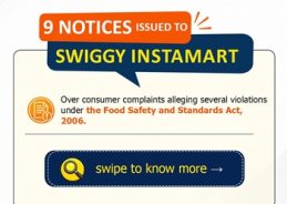 FSSAI issues notices to Swiggy Instamart over alleged food safety violations