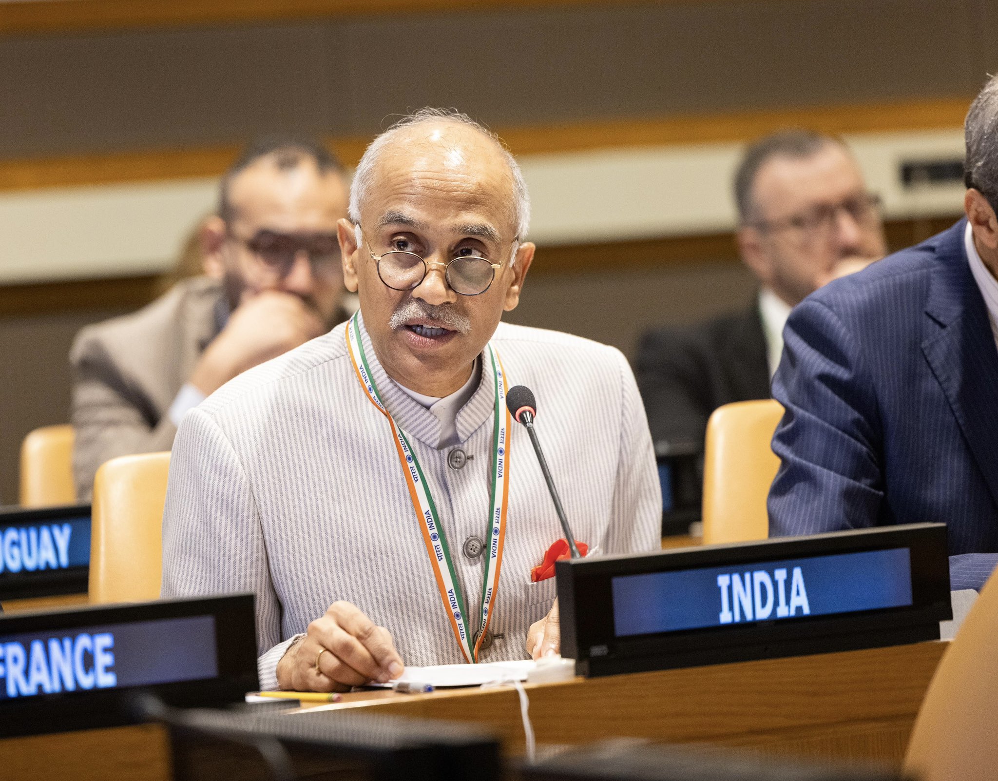 भारत ने यूएन में संप्रभु फिलीस्‍तीन की स्थापना के लिए बातचीत से द्विराष्‍ट्र समाधान का समर्थन किया