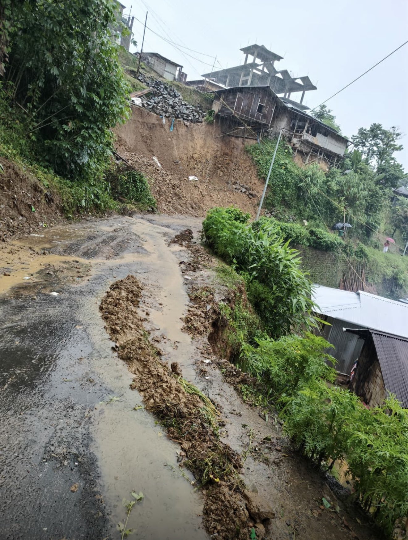 নাগালেণ্ডৰ মন জিলাত আকস্মিক বান আৰু ভূমিস্খলনত ৯জন লোকৰ মৃত্যু