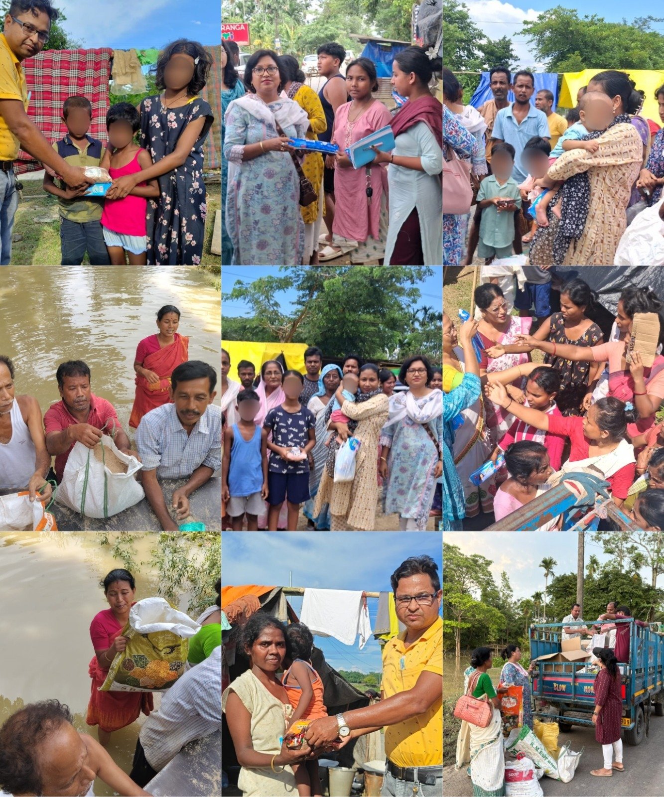 বানত ক্ষতিগ্রস্ত অঞ্চলসমূহত ৰাজ্য চৰকাৰৰ সাহায্য সামগ্রী বিতৰণ প্ৰক্ৰিয়া অব্যাহত