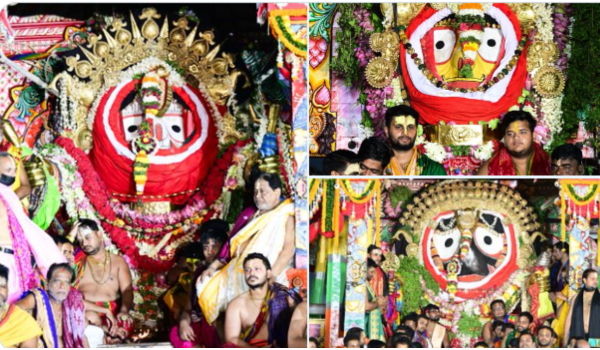 ओडिशा: पुरी में ग्रैंड रोड पर भव्य रथयात्रा श्रद्धालुओं के आकर्षण का केंद्र