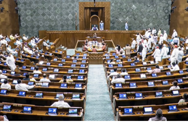 Proceedings in Lok Sabha disrupted amid opposition ruckus over various issues