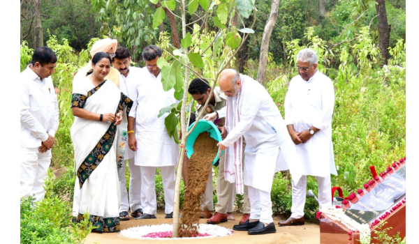 HM Amit Shah launches mission to plant 70 lakh saplings in Delhi