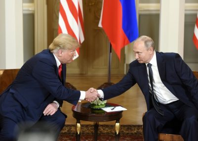 Russian President Vladimir Putin and US President Donald Trump hold telephone conversation