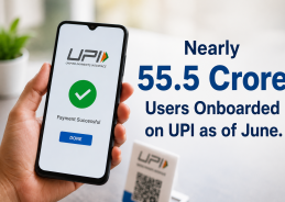 Nearly 55.5 Crore Users Onboarded on UPI as of June