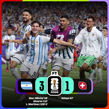  FIFA World Cup: Argentina and England advance to semifinals