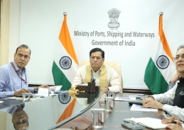 Union Minister Sarbananda Sonowal reviews safety and welfare measures for Indian seafarers