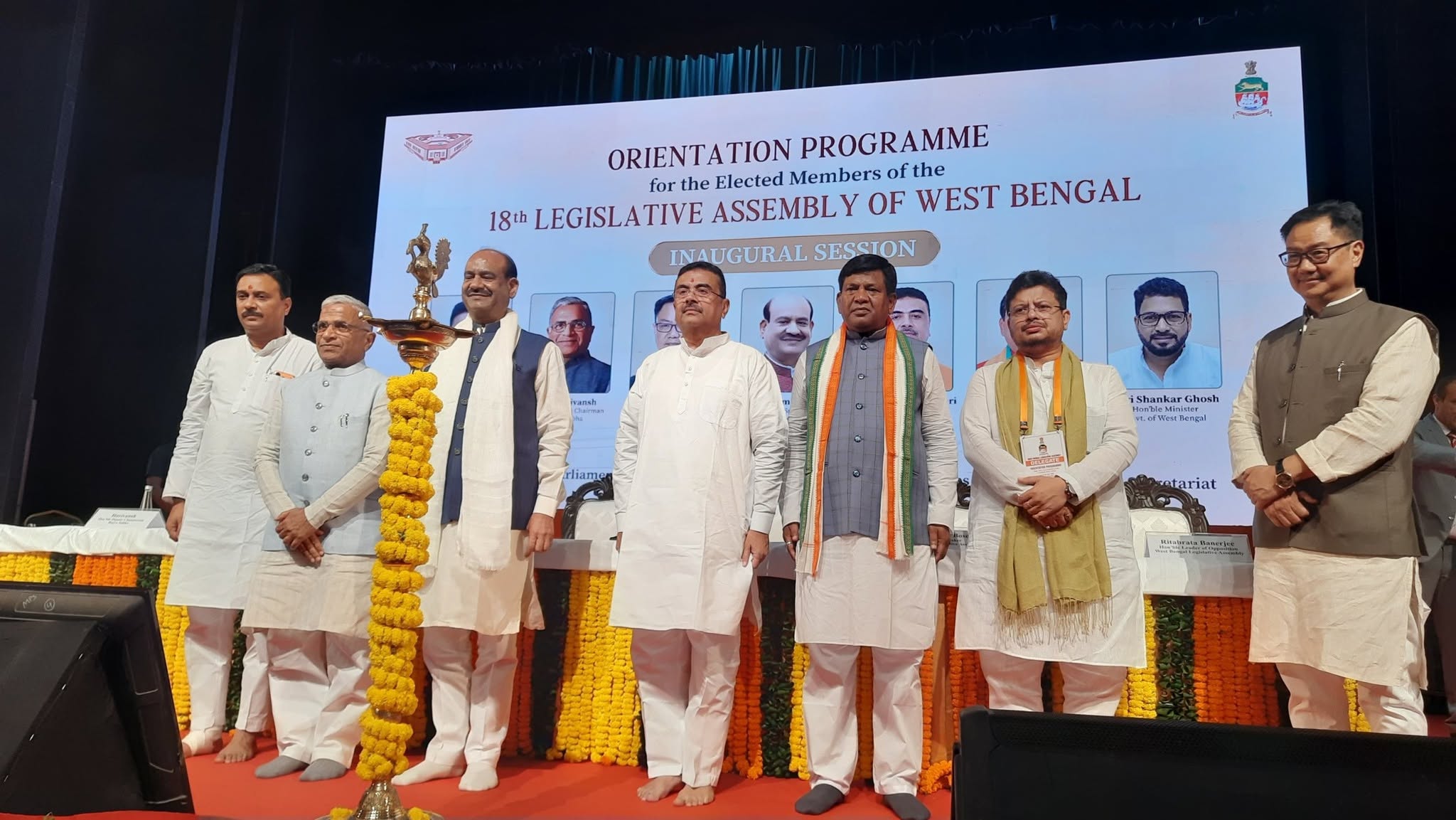 কলকাতায় আজ রাজ্য বিধানসভার নবনির্বাচিত বিধায়কদের দু’দিনের প্রশিক্ষণ কর্মসূচির উদ্বোধন করে লোকসভার অধ্যক্ষ ওম বিড়লা