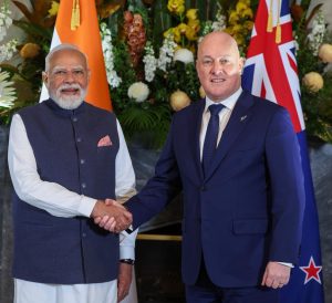 भारत-न्यूज़ीलैंड के बीच रक्षा, पर्यटन, खेल और आपदा प्रबंधन से जुड़े 5 समझौता ज्ञापनों पर हस्ताक्षर