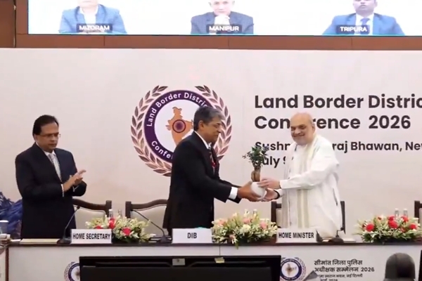 HM Amit Shah reviewing  security with SPs from border districts