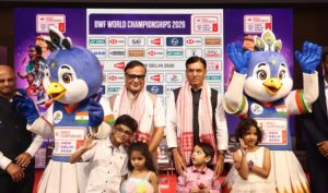 ৩০ সংখ্যক বি ডব্লিউ এফ বিশ্ব বেডমিণ্টন চেম্পিয়নশ্বিপৰ শুভংকৰ আৰু শীর্ষ সংগীত মুকলি