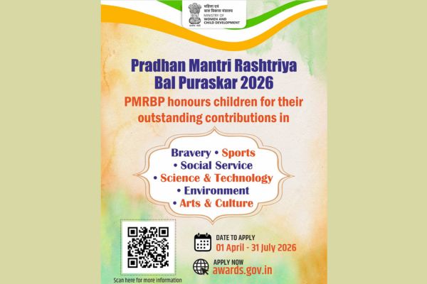 Ministry of WCD invites nominations for Pradhan Mantri Rashtriya Bal Puraskar Awards 