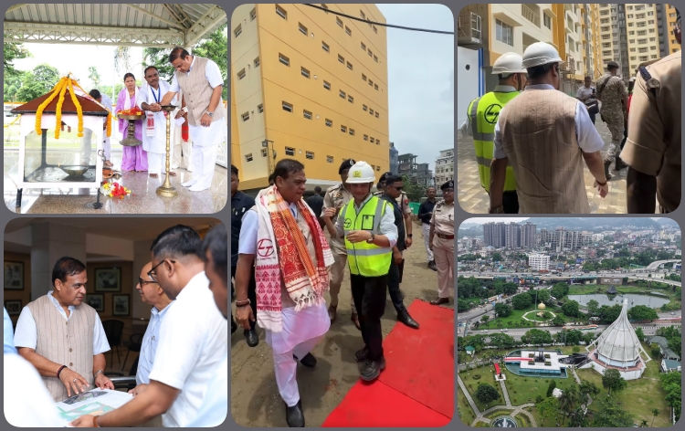 গুৱাহাটী মহানগৰৰ কেইবাটাও গুৰুত্বপূৰ্ণ উন্নয়নমূলক প্রকল্প পৰিদৰ্শন মুখ্যমন্ত্রী ড° হিমন্ত বিশ্ব শৰ্মাৰ