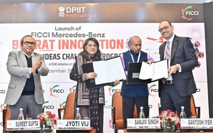 DPIIT participates in FICCI Mercedes-Benz startup innovation challenge