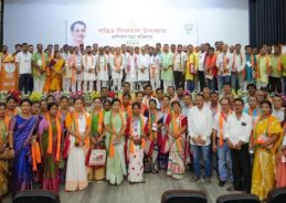 বিশ্বনাথত জিলা পৰ্যায়ৰ পণ্ডিত দীন দয়াল উপাধ্যায় প্রশিক্ষণ অভিযানত বিজেপিৰ ৰাজ্যিক সভাপতি দিলীপ শইকীয়াৰ অংশগ্রহণ