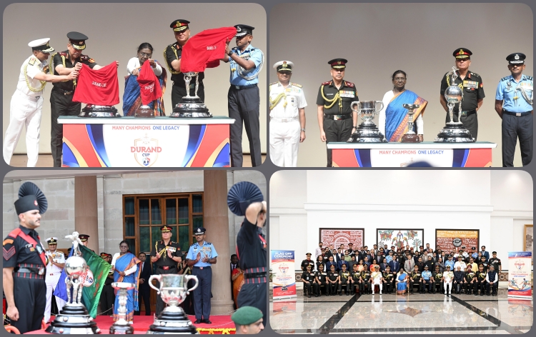 ডুৰাণ্ড কাপ ফুটবল প্রতিযোগিতাৰ ট্ৰফী আনুষ্ঠানিকভাৱে উন্মোচন