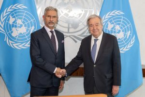 EAM Dr S Jaishankar meets UN Secretary-General Antonio Guterres