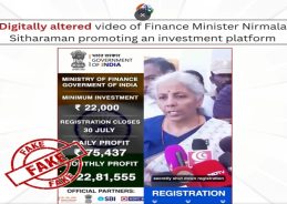 Govt debunks social media video of FM promoting investment scheme