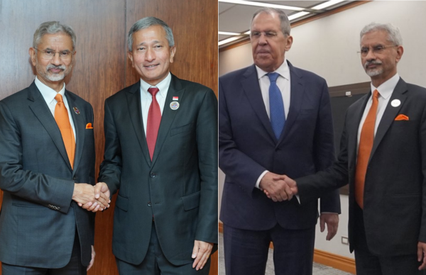 EAM S. Jaishankar meets Foreign Ministers of Philippines, Russia & Singapore in Manila