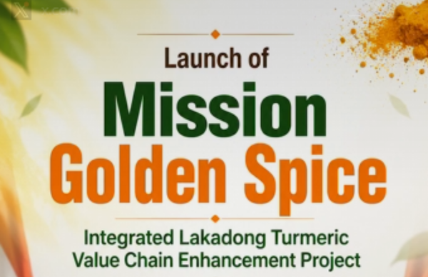 Union Minister Jyotiraditya Scindia & Meghalaya CM launch Lakadong Turmeric Mission Golden Spice