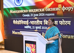 President Droupadi Murmu calls for expansion of economic engagement between India & North Macedonia