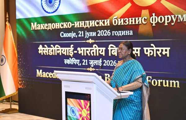 President Droupadi Murmu calls for expansion of economic engagement between India & North Macedonia