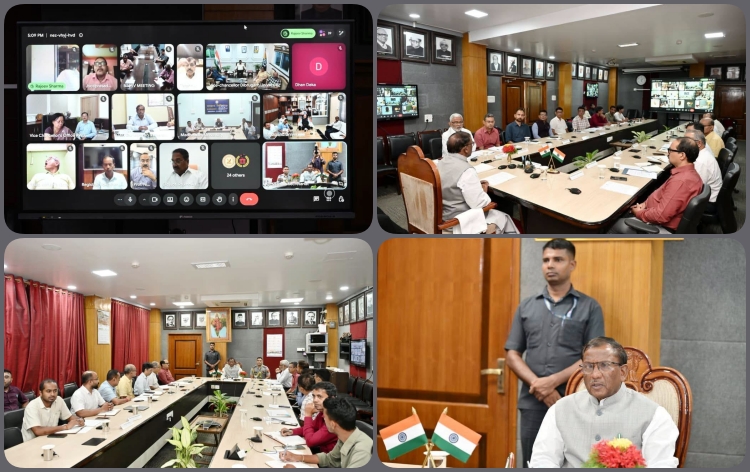 ‘নিচামুক্ত যুৱ প্ৰজন্ম’ শীৰ্ষক কাৰ্যসূচীৰ অধীনত ৰাজ্যপাল লক্ষ্মণপ্ৰসাদ আচাৰ্যৰ বিশ্ববিদ্যালয়ৰ উপাচাৰ্যৰ সৈতে বৈঠক