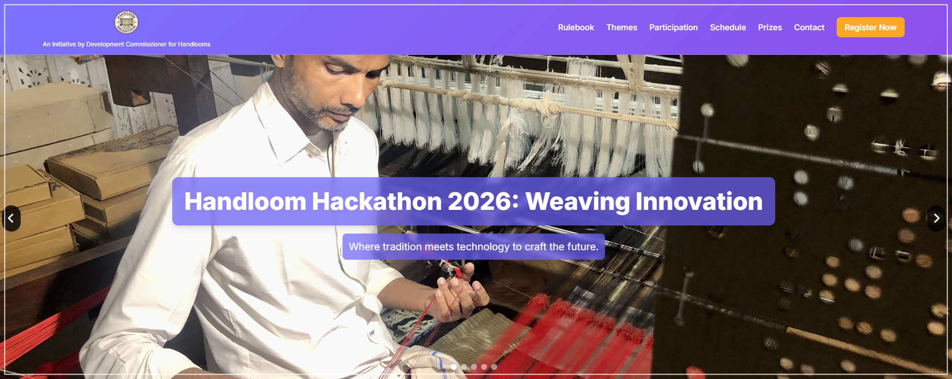 দেশৰ হস্ততাঁত খণ্ডক শক্তিশালী কৰাৰ বাবে HANDLOOM-HACKATHON-2026 আৰম্ভ