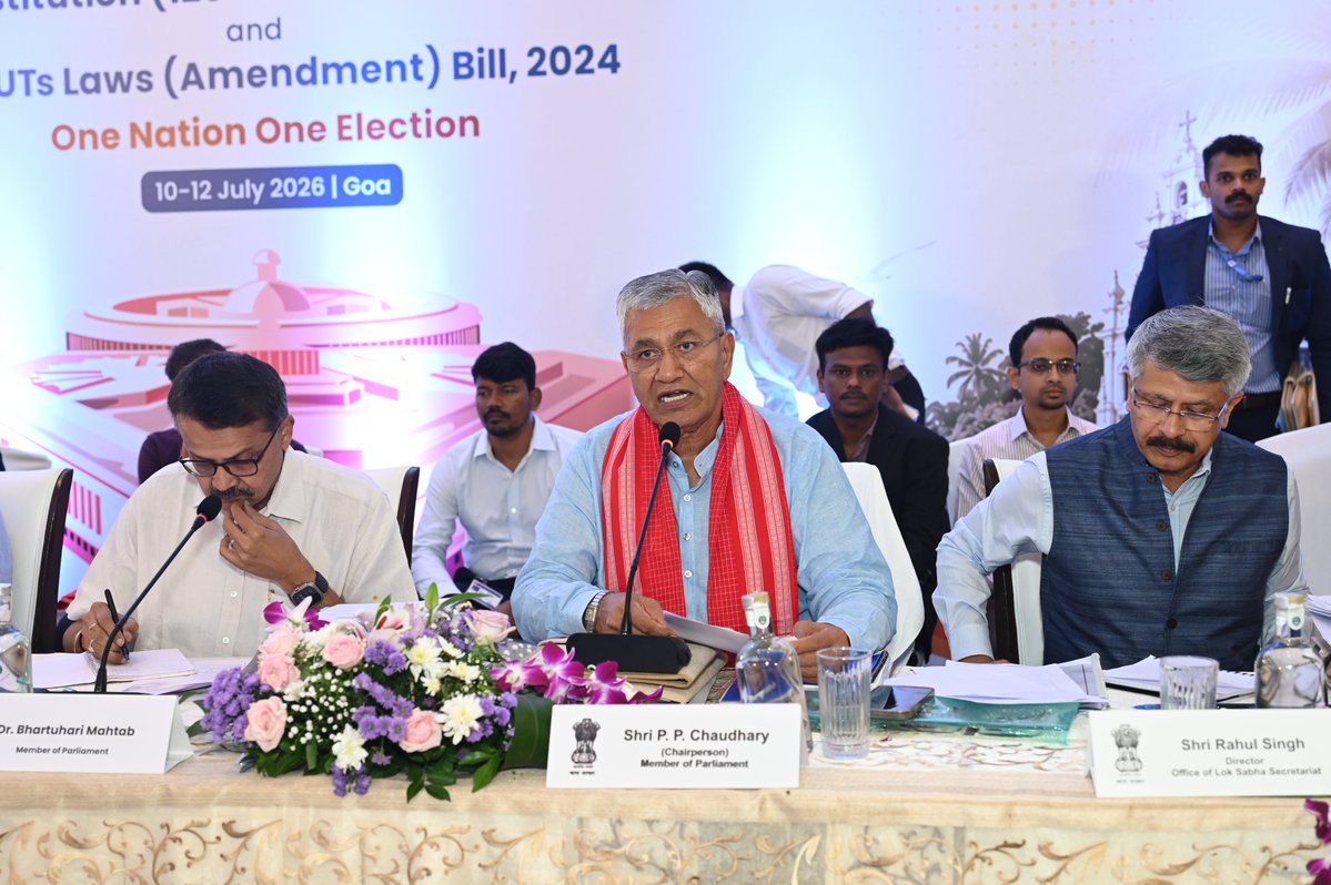 JPC Chairman says One Nation, One Election will strengthen governance