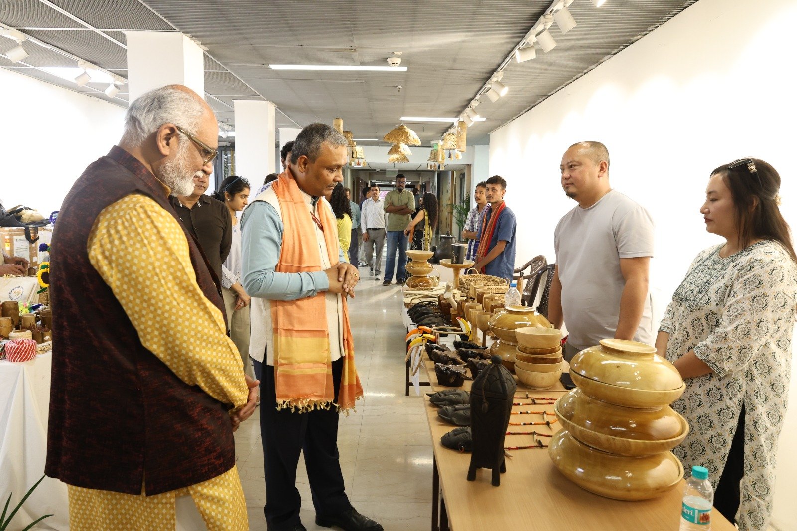 I&B Secretary Chanchal Kumar visits Northeast Traditional Utensils exhibition at IGNCA