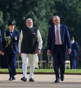 प्रधानमंत्री मोदी और ऑस्ट्रेलिया के प्रधानमंत्री एंथनी अल्बनीज़ ने द्विपक्षीय संबंधों में आए परिवर्तनकारी बदलाव का स्वागत किया