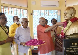 VP Radhakrishnan unveils social reformer & freedom fighter Mannathu Padmanabhan’s statue in New Delhi
