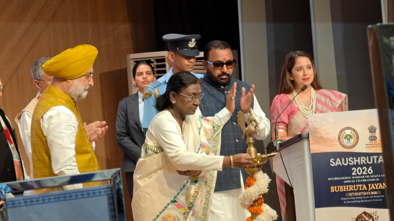 Central government has established Ayurveda and Yoga on global stage: President Droupadi Murmu