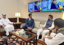 Civil Aviation Minister Kinjarapu Rammohan Naidu, UAE Minister Discuss Aviation Cooperation