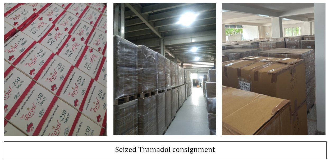 Operation Vajra:  Central Bureau of Narcotics Seizes 12 Crore Tramadol Tablets