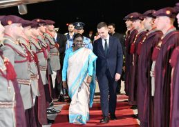 President Droupadi Murmu arrives in North Macedonia; To hold talks with her North Macedonian counterpart in Skopje
