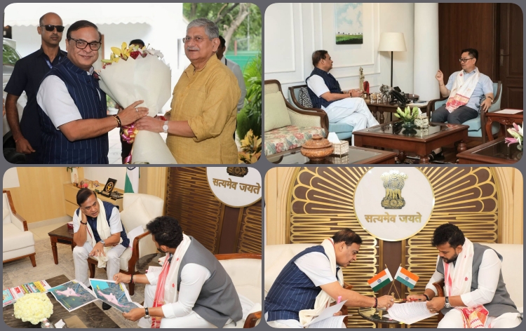 দিল্লীত কেইবাগৰাকীও কেন্দ্ৰীয় মন্ত্ৰীক সাক্ষাৎ মুখ্যমন্ত্রী ড০ হিমন্ত বিশ্ব শৰ্মাৰ