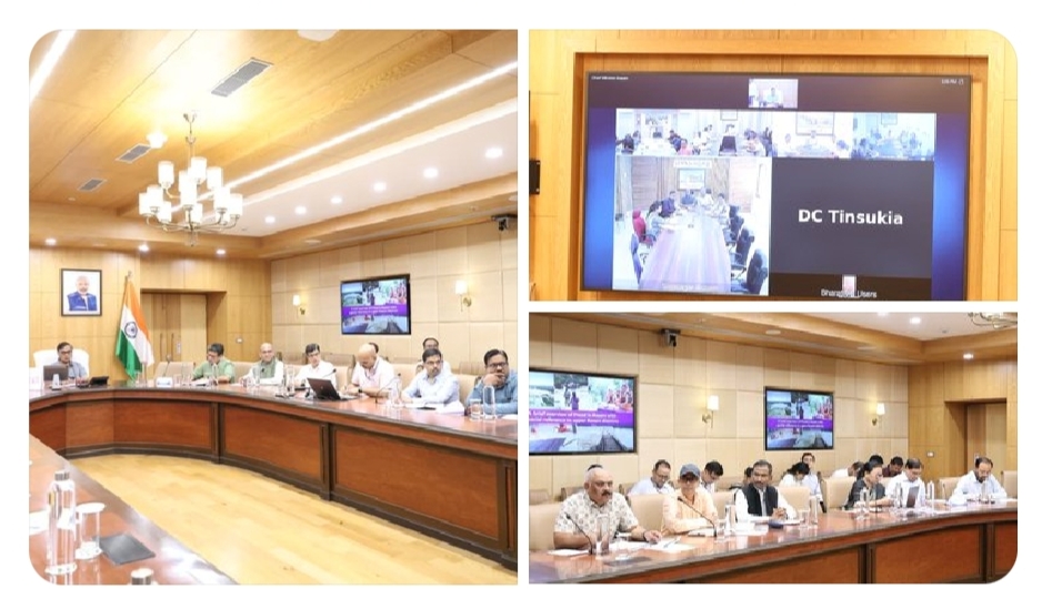 বান ক্ষতিগ্ৰস্ত জিলাসমূহৰ বিধায়ক, জিলা আয়ুক্ত আৰু শীৰ্ষ বিষয়াসকলৰ সৈতে  মুখ্যমন্ত্ৰী ড০ হিমন্ত বিশ্ব শৰ্মাৰ বৈঠক