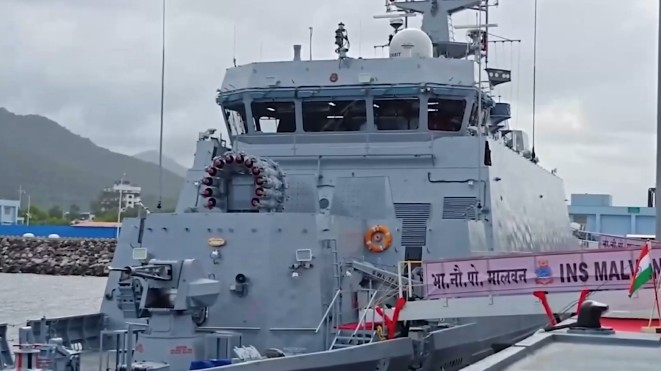 INS Malvan commissioned into Indian Navy