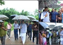 কৃষিমন্ত্রী পীযুষ হাজৰিকাই বিধায়ক মৃণাল শইকীয়াৰ সৈতে গোলাঘাট জিলাৰ খুমটাই সমষ্টিৰ বিভিন্ন অঞ্চল পৰিদৰ্শন