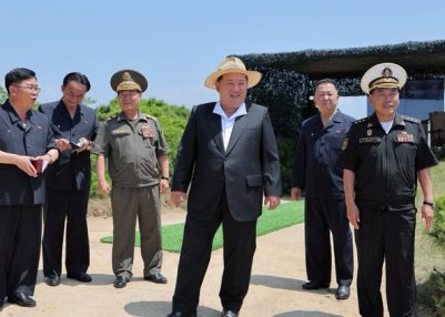 North Korea: Kim Jong Un observes test of 5,000-ton warship Kang Kon