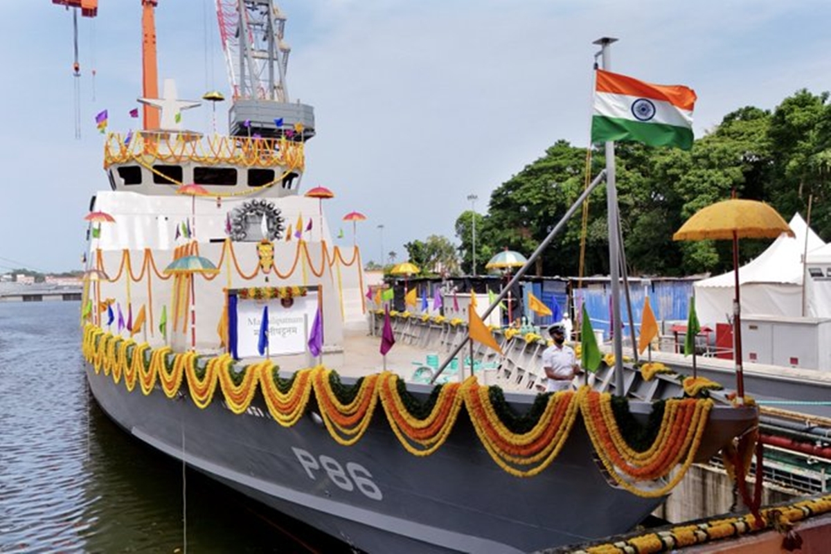 Indian Navy launches anti-submarine warfare Machilipatnam to enhance maritime defence 