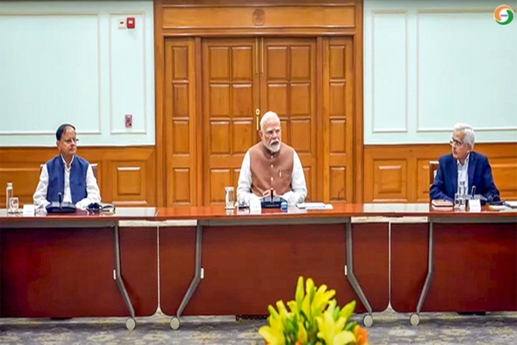 Prime Minister Narendra Modi chaired the second high-level meeting with Secretaries to the Government at news image