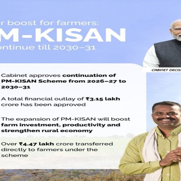 PM-KISAN Scheme to be continued till 2030-31, says Union I&B Minister 