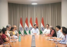 New Union Education Minister chairs review meeting to assess key initiatives