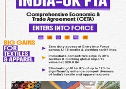 India-UK CETA: Ready-made garments, woollen & worsted yarn flagged off from Punjab 
